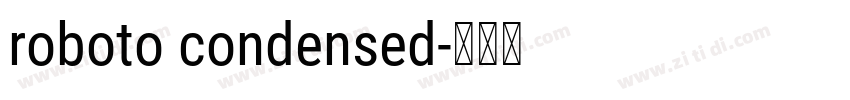 roboto condensed字体转换